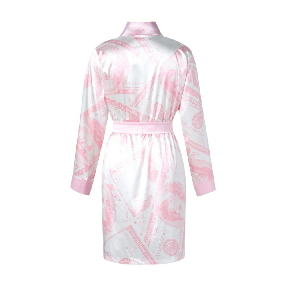 Satin Money 💰 Printed Robe. - Picture 2 of 3
